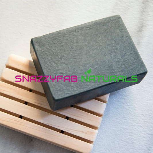 CHARCOAL SOAP - SNAZZYFAB NATURALS- ACNE SOAP